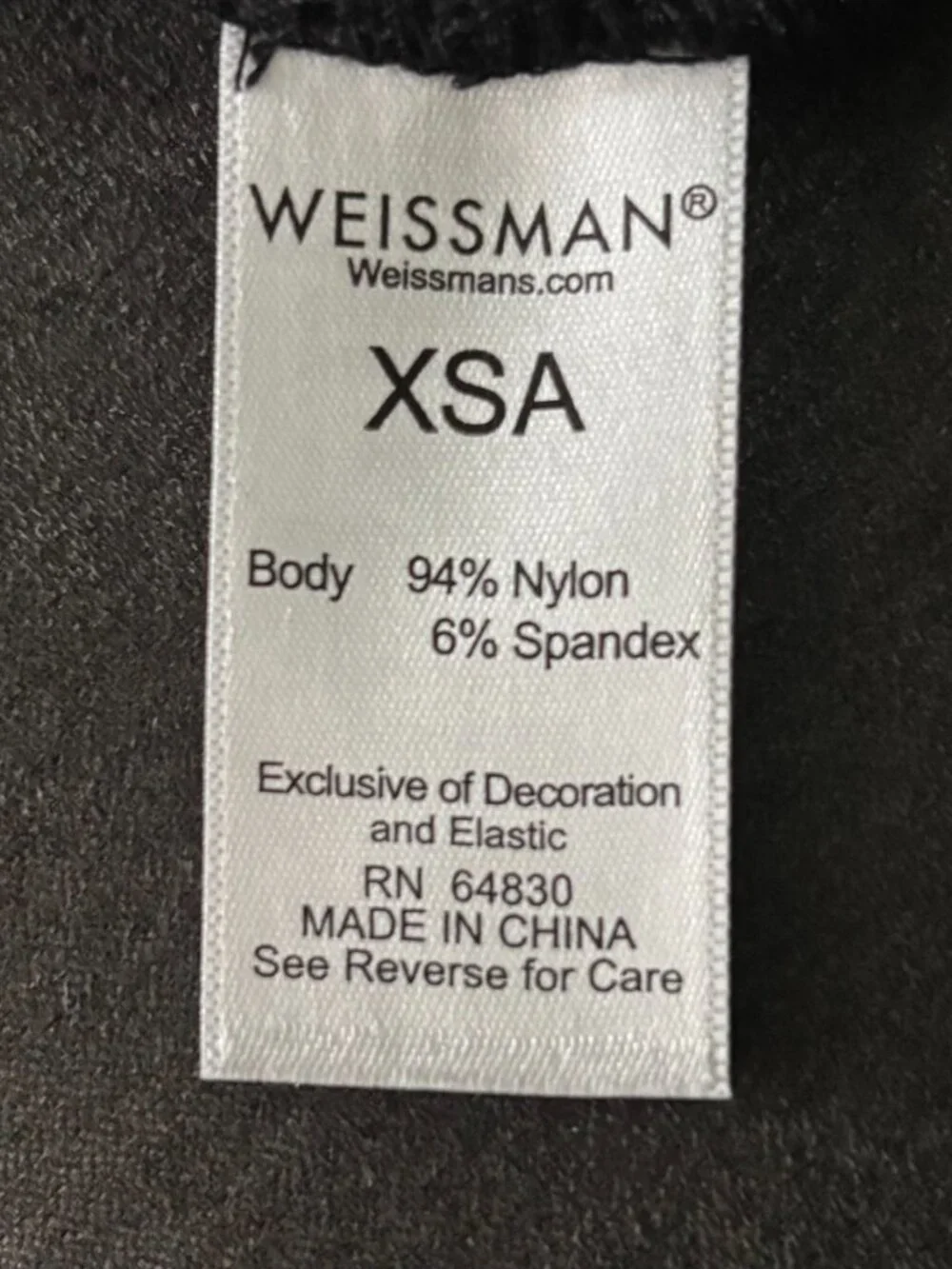 Weissman satin cargo